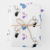 ヒッポバーディーズTwo Ewes ラッピングペーパーシート (インサイチュ)