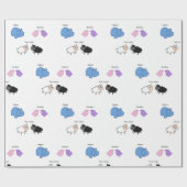 ヒッポバーディーズTwo Ewes ラッピングペーパー (フラット)