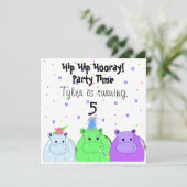 ヒッポパーティの招待状 招待状 (スタンド正面)