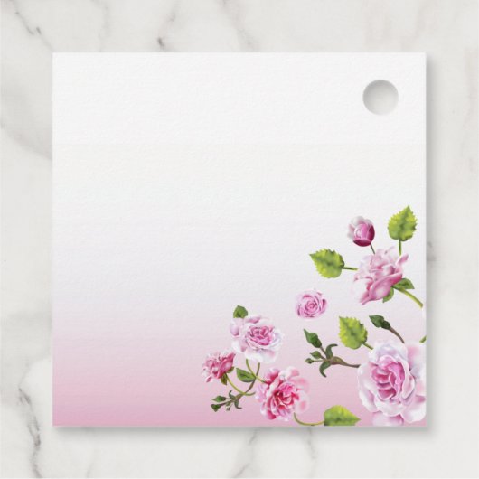 ヒッポピンクフローラガール誕生日 フェイバータグ (裏面)