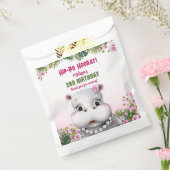 ヒッポピンクフローラガール誕生日 フェイバーバッグ (封をした状態)