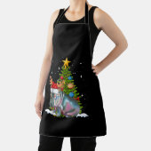 ヒッポフィオナクリスマスツリーヒポポタマス エプロン (インサイチュ)