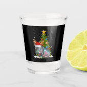 ヒッポフィオナクリスマスツリーヒポポタマス ショットグラス (正面)