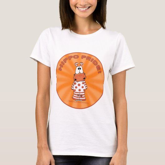 ヒッポプライドスターバスト Tシャツ (正面)