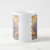 ヒッポヘッズアンドテイルズジャンボ ジャンボコーヒーマグカップ (正面)