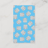 ヒッポベビーシャワーブルー エンクロージャーカード (裏面)