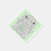 ヒッポベビーシャワー スタンダードカクテルナプキン (角)