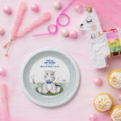 ヒッポボーイ赤ちゃんシャワー ペーパープレート (パーティー)