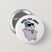 ヒッポポップ・アートのアおもしろいマポップ・アートのス 缶バッジ (正面&裏面)