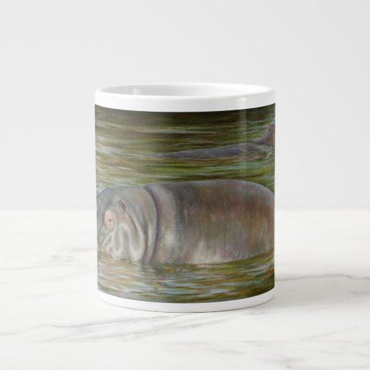 ヒッポマグジャンボ20oz ジャンボコーヒーマグカップ (正面)