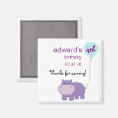 ヒッポマグネット党の支持 マグネット (正面/裏面)