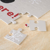 ヒッポメリークリスマスウィンターアニマルカバJigsaw ジグソーパズル (側面)