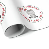 ヒッポメリークリスマスウィンターアニマルズヒッポス ラッピングペーパー (ロールコーナー)