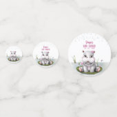 ヒッポリバーアドベンチャーガールベビーシャワー コンフェッティ (正面)