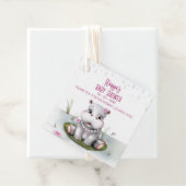 ヒッポリバーアドベンチャーガールベビーシャワー フェイバータグ (インサイチュ)