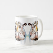 ヒッポワイルドライフ&自然ウォーターカラーセット コーヒーマグカップ (正面右)