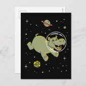 ヒッポ動物の宇宙 ポストカード (正面/裏面)