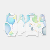 ヒッポ誕生日ソフトブルーシンプル フェイバーボックス (折り畳みなし)