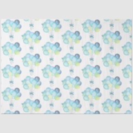 ヒッポ誕生日ソフトブルー 薄葉紙