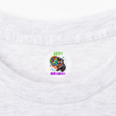 ヒッポ誕生日陽気カラフルキャンディスワール | ラベル (貼付)