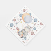 ヒッポ誕生日 スタンダードランチョンナプキン (角)