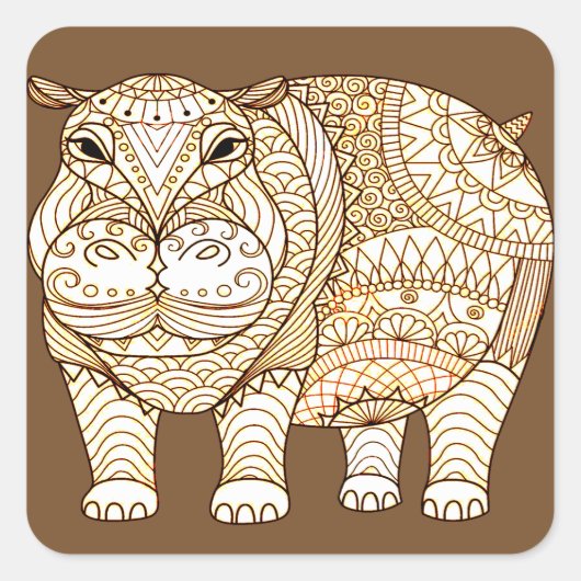 ヒッポ スクエアシール (正面)