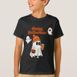 ヒツインカボチャかわいいヒツジハッピーハローウィン Tシャツ