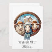 ヒツジおもしろいトリオ シーズンカード (正面/裏面)