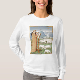 ヒツジおよびヤギの分野のVirgilの執筆 Tシャツ