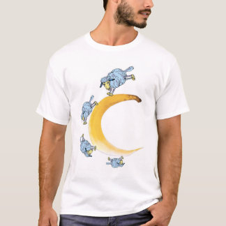 ヒツジおよび月 Tシャツ