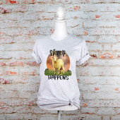 ヒツジがグラフィックに現れる Tシャツ