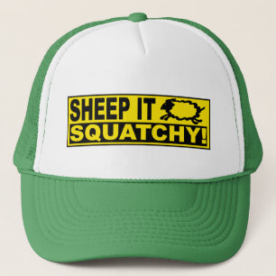ヒツジそれSQUATCHY! モンスターのミステリーSHEEPSQUATCH キャップ