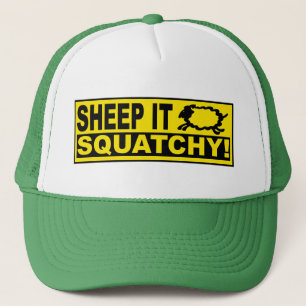 ヒツジそれSQUATCHY! モンスターのミステリーSHEEPSQUATCH キャップ