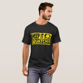 ヒツジそれSQUATCHY! モンスターのミステリーSHEEPSQUATCH Tシャツ (正面フル)