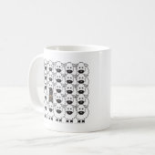 ヒツジのオーストラリアのケルピー コーヒーマグカップ (正面左)