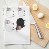 ヒツジのカウント キッチンタオル (四つ折り)