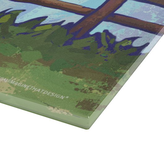 ヒツジのギフト及び付属品 カッティングボード (角)