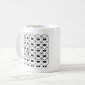 ヒツジのコーギー コーヒーマグカップ (正面左)