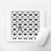 ヒツジのシェットランド・シープドッグ マウスパッド (マウス)