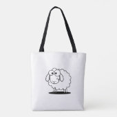ヒツジのトートバック トートバッグ (裏面)