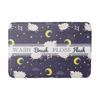 ヒツジのバス・マットのカウント バスマット