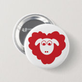 ヒツジのバッジ 缶バッジ (正面&裏面)