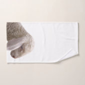 ヒツジのプロフィールの家畜 バスタオルセット (ハンドタオル)