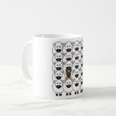 ヒツジのベルギー人Malinois コーヒーマグカップ (正面左)
