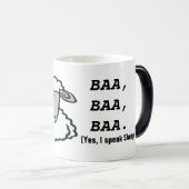 ヒツジのマグ モーフィングマグカップ (正面右)