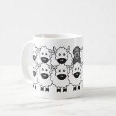 ヒツジのマーフィー コーヒーマグカップ (正面左)