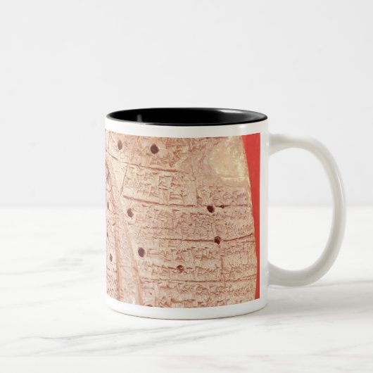 ヒツジのレバーのモデル ツートーンマグカップ (右)