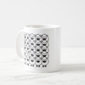 ヒツジの古い英国の牧羊犬 コーヒーマグカップ (正面左)