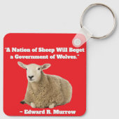 ヒツジの国 キーホルダー (裏面)