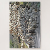 ヒツジの底生動物のこうかつなジグソーパズル ジグソーパズル (縦)